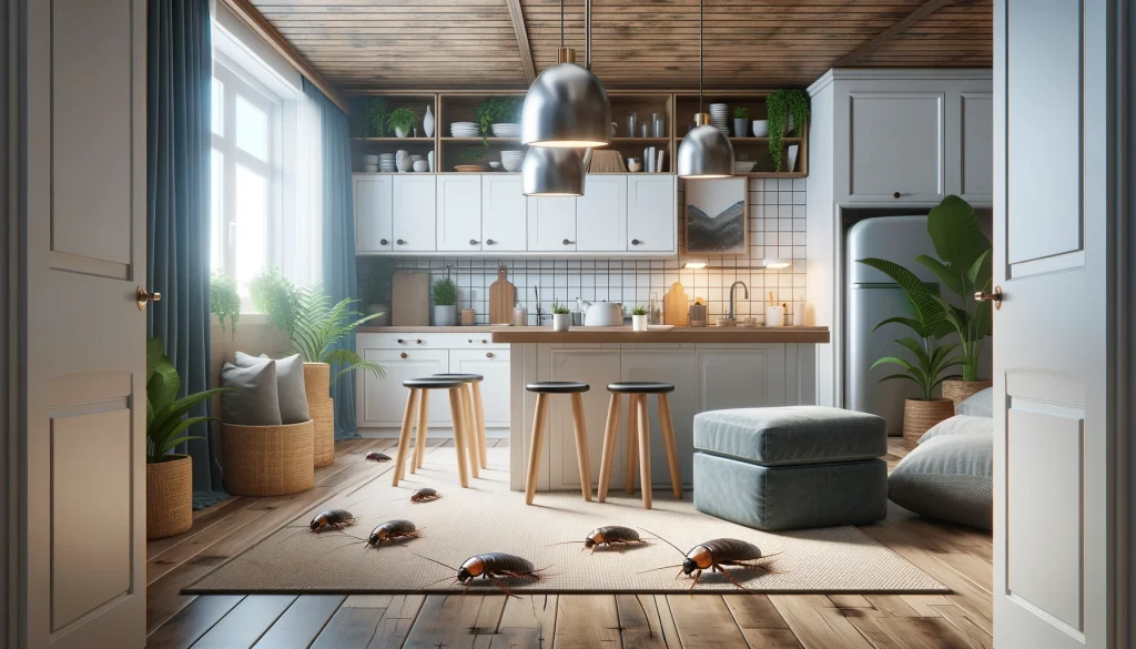 Insekt ponownie pojawiający się w mieszkaniu po dezynsekcji.