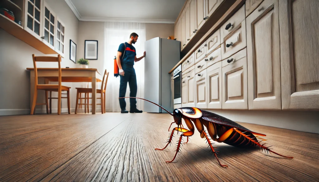 Karaluch w mieszkaniu jako oznaka inwazji owadów