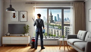 Profesjonalna dezynsekcja w warszawskim apartamencie.