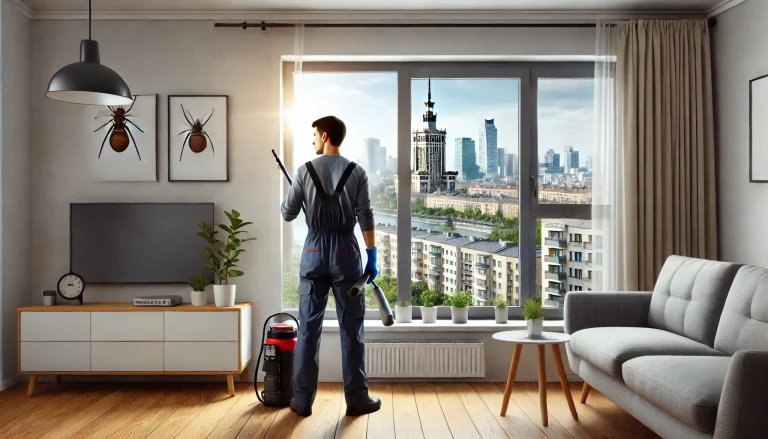 Profesjonalna dezynsekcja w warszawskim apartamencie.